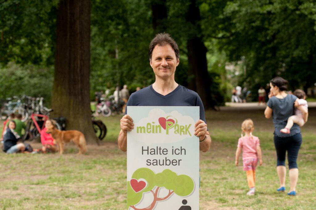 Frank Nowicky unterstützt Mein Park! Die Parkkampagne - Verstehen lernen, Vielfalt erleben!